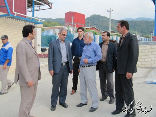 بازدید فرماندار از شرکت بسته بندی میگو درکردکوی /تصویری