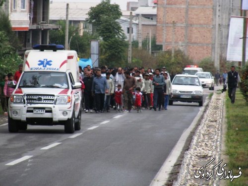 همایش پیاده روی بزرگ خانوادگی در کردکوی برگزار شد