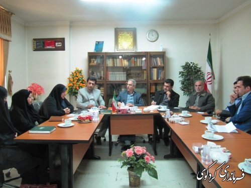دیدار اعضای شورای اسلامی شهر با فرماندار