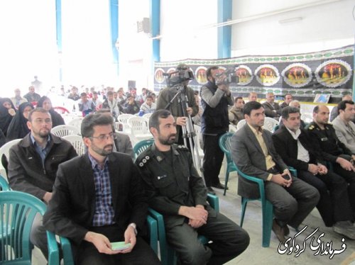 دهمین یادمان 50شهید بسیجی دانش آموز شهرستان کردکوی 