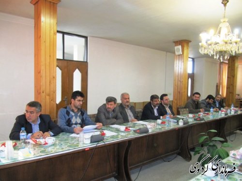 جلسه کمیته برنامه ریزی شهرستان کردکوی برگزار شد