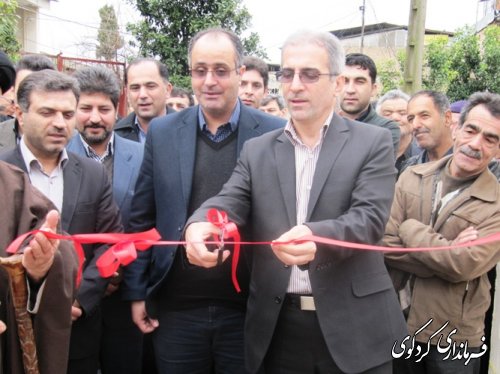 به مناسبت ایام الله دهه فجر: افتتاح خانه بهداشت دنگلان با حضور فرماندار