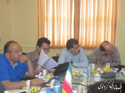 با حضور کارشناسان کشوری و استانی طرح جامع پیشنهادی شهر کردکوی مورد بررسی قرار گرفت