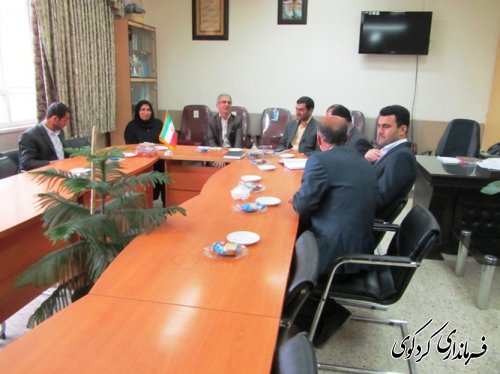 نشست صمیمی فرماندار با رئیس و معاونین آموزش و پرورش کردکوی