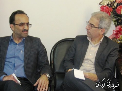 مدیر کل سازمان تامین اجتماعی استان با فرماندار کردکوی دیدار و گفتگو کرد