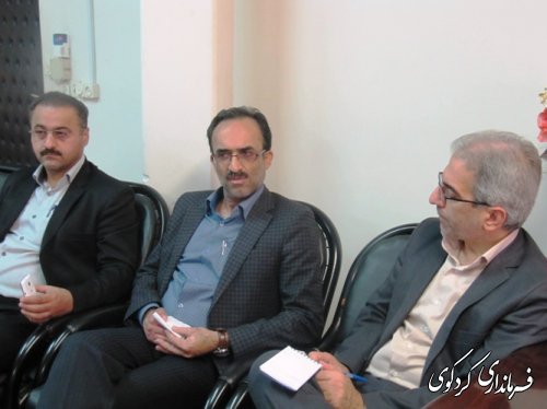 مدیر کل سازمان تامین اجتماعی استان با فرماندار کردکوی دیدار و گفتگو کرد