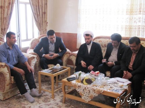به مناسبت روز جانباز: دیدار از خانواده های جانباز شهر کردکوی