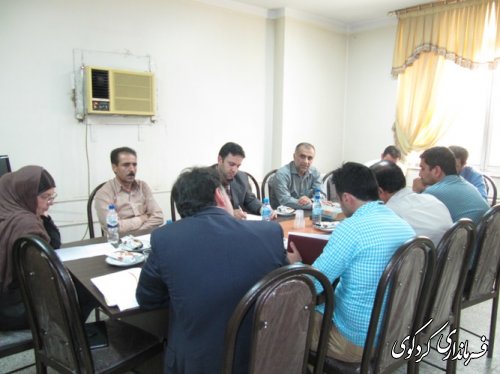 جلسه کمیسیون کارگری شورای تامین شهرستان برگزار شد