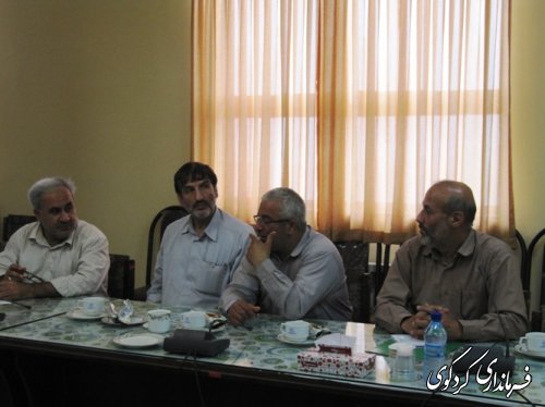 جلسه ی هئیت امنای شهدای گمنام شهرستان کردکوی برگزار شد