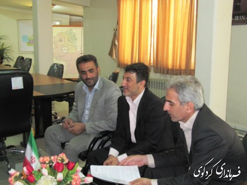 نشست مشترک دکتر نظری مهر، مجتبی جمالی و رستمی در خصوص ساماندهی تقاطع غیرهمسطح در سه راه یساقی شهرستان کردکوی