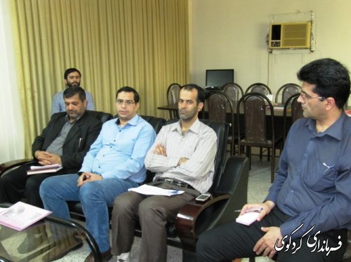 جلسه مناسب سازی مبلمان شهری و اداری شهر کردکوی برگزار شد (گزارش تصویری)