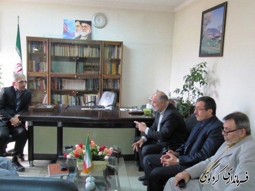 دیدار مدیرعامل شرکت پخش فرآورده های نفتی استان با فرماندار کردکوی