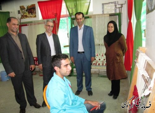 بازدید فرماندار از چند مرکز توانبخشی شهر کردکوی به مناسبت روز بهزیستی