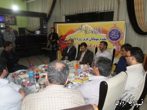 حضور فرماندار در ضیافت افطاری انجمن حمایت از بیماران تالاسمی