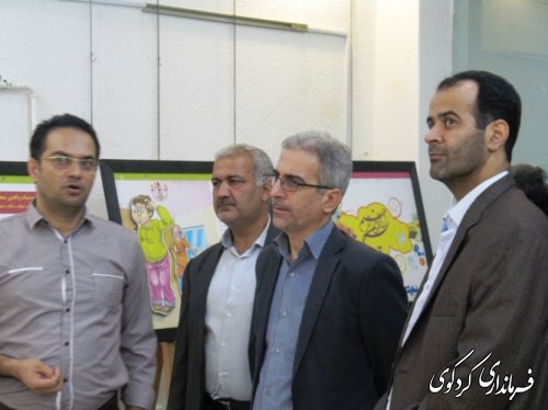 با حضور فرماندار نمایشگاه پیشگیری نوین اعتیاد در کردکوی افتتاح شد