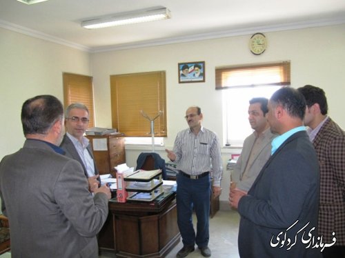 بازدید فرماندار کردکوی از اداره امور مالیاتی