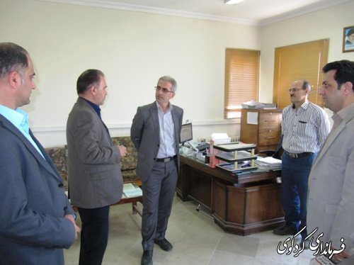 بازدید فرماندار کردکوی از اداره امور مالیاتی