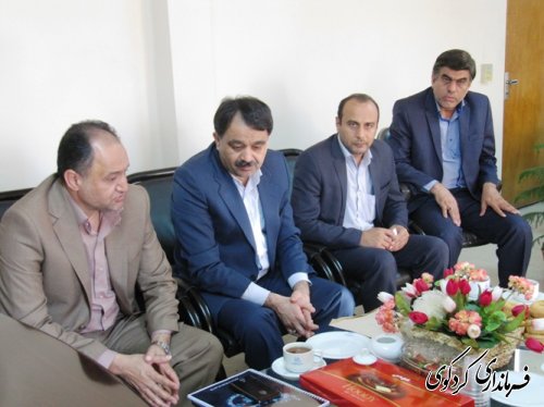 دیدار مدیرعامل توزیع برق استان با فرماندار کردکوی