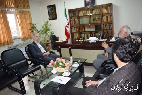 دیدار مدیر عامل شرکت گاز استان با فرماندار کردکوی