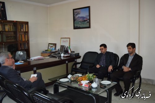 دیدار مدیرکل پزشکی قانونی استان با فرماندار کردکوی