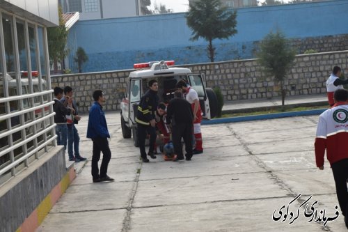 مانور زلزله در مدارس شهرستان کردکوی برگزار گردید