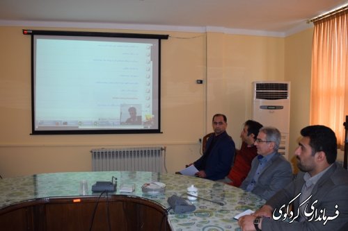 برگزاری کلاس آموزشی سامانه جامع انتخابات در کردکوی (گزارش تصویری )