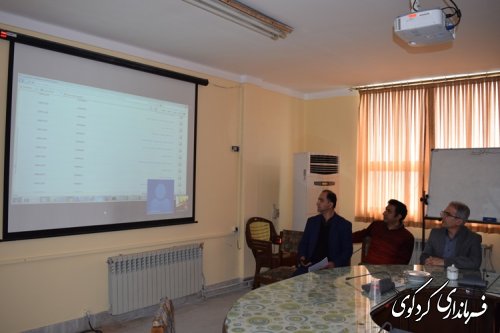 برگزاری کلاس آموزشی سامانه جامع انتخابات در کردکوی (گزارش تصویری )