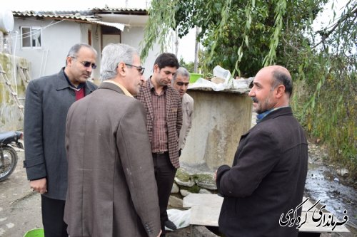 بازدید فرماندار کردکوی از یک مرکز تولید نهال