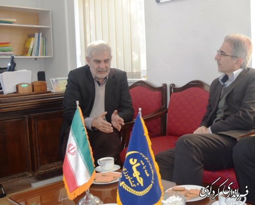 بازدید سرزده فرمانداراز  مدیریت جهاد کشاورزی کردکوی