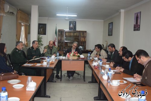 برگزاری جلسه "کمیته بناهاویادمان های شهدای" اجلاسیه 4000 شهید گلستان در کردکوی