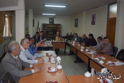 نشست مشترک اعضای هیات اجرایی و هیات نظارت بر انتخابات مرکز حوزه انتخابیه کردکوی