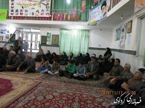 نشست حضور حداکثری با بازنشستگان تامین اجتماعی شهرستان کردکوی