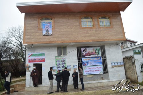 ساختمان دهیاری روستای نامن شهرستان کردکوی افتتاح شد