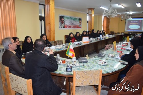 جلسه کارگروه بانوان و خانواده شهرستان کردکوی تشکیل شد.