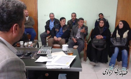 گزارش تصویری: از نشست مشترک اعضای شورای اسلامی و دهیاران بخش مرکزی با بخشدار