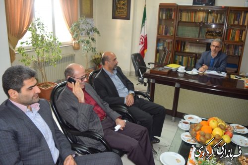 دیدار مدیر کل ثبت احوال استان با فرماندار کردکوی