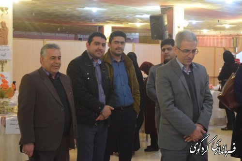 بازدید فرماندار از نمایشگاه یک روزه مشاغل خانگی شهرکردکوی