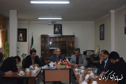 آخرین نشست صمیمی همکاران فرمانداری شهرستان کردکوی در سال 94