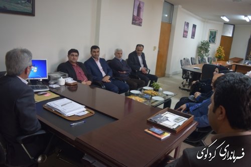 دیدار نوروزی مدیران دستگاههای اجرایی با فرماندار کردکوی