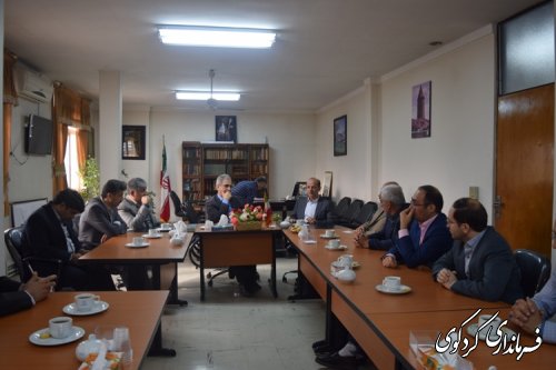 دیدار نوروزی مدیرکل امور آب استان با فرماندار کردکوی