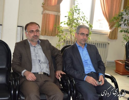 دیدار مدیر کل امور روستایی و شوراهای استان با فرماندار کردکوی
