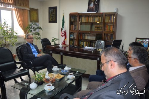 دیدار مدیرکل منابع طبیعی با فرماندار شهرستان کردکوی
