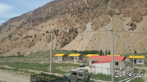 بازدید میدانی بخشدار مرکزی و مدیران دستگاههای اجرایی از سایت جدید روستای حاجی آباد کوهپایه