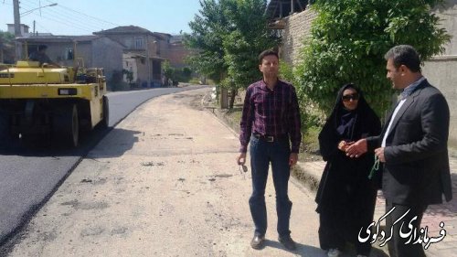 بخشدار مرکزی کردکوی : روکش آسفالت روستای یساقی با اعتباری بالغ بر 1000میلیون ریال در حال اجراست