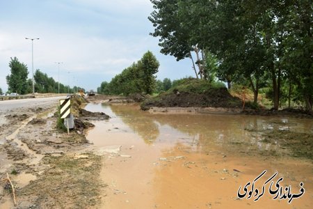 بارندگی شدید در کردکوی (گزارش تصویری)