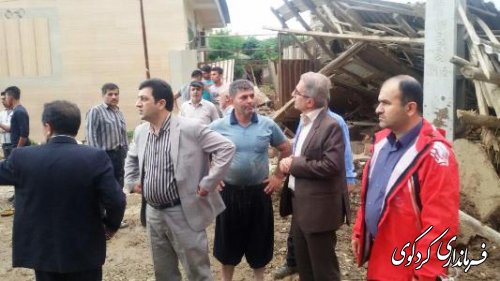 کمک رسانی به روستاهای سیل زده کردکوی 