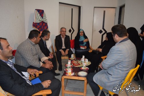 نشست مدیرکل امور بانوان و خانواده استانداری با فرماندار کردکوی