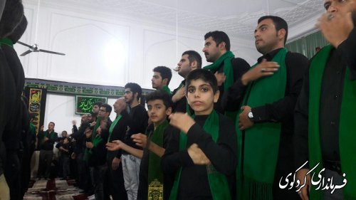 حضور فرماندار در جمع عزاداران حسینی شهرستان