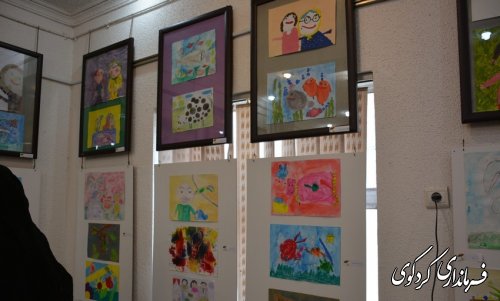 گشایش نمایشگاه طراحی،نقاشی و نقاشی کودک در نگارخانه اداره فرهنگ ارشاد اسلامی کردکوی