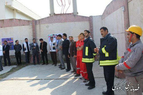 مانور پدافند غیر عامل با موضوع قطع خطوط برق بیمارستان تخصصی جراحی قلب کردکوی برگزار گردید.